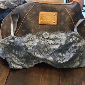 Soma Lace Cami Bra 34DD Underwire-Adjustable Straps NWOT